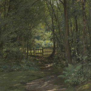 Arthur Severn, The Woodland Garden at Brantwood